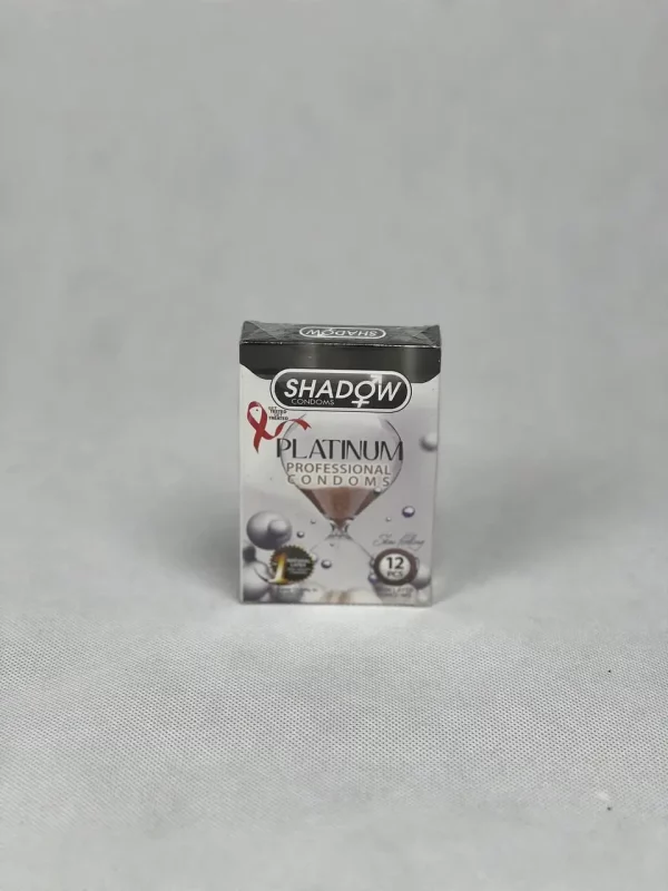 Shadow platinum delayed condom