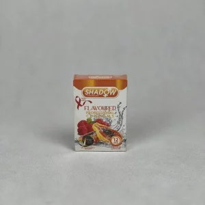 Shadow flavored fruit condom